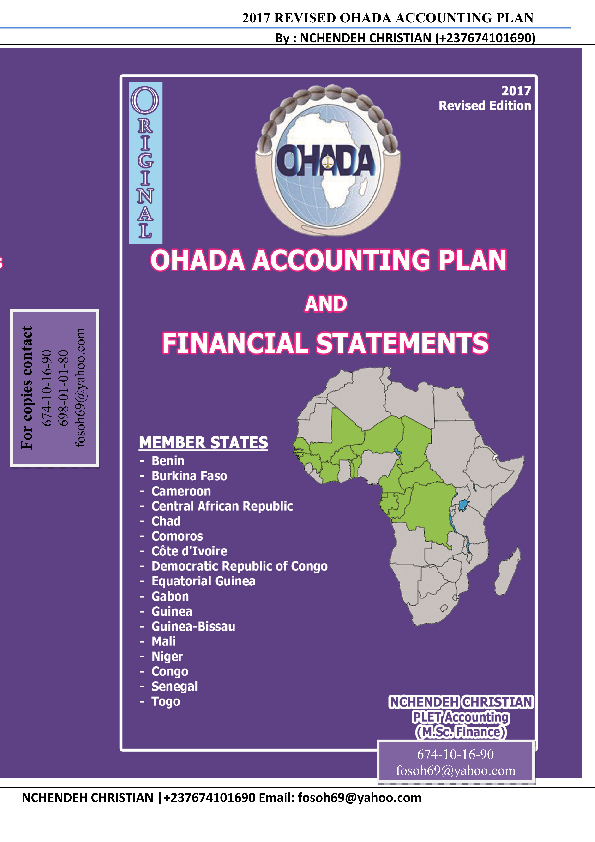 Couverture de Ohada Accounting System