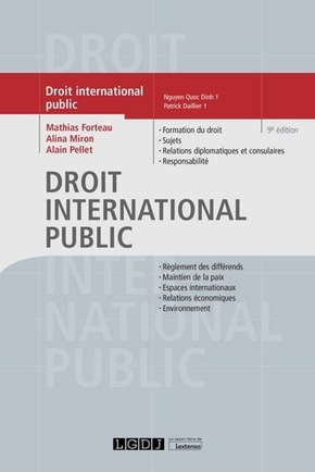 Couverture de Droit international public