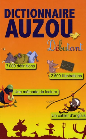 Couverture de Dictionnaire Auzou des débutants