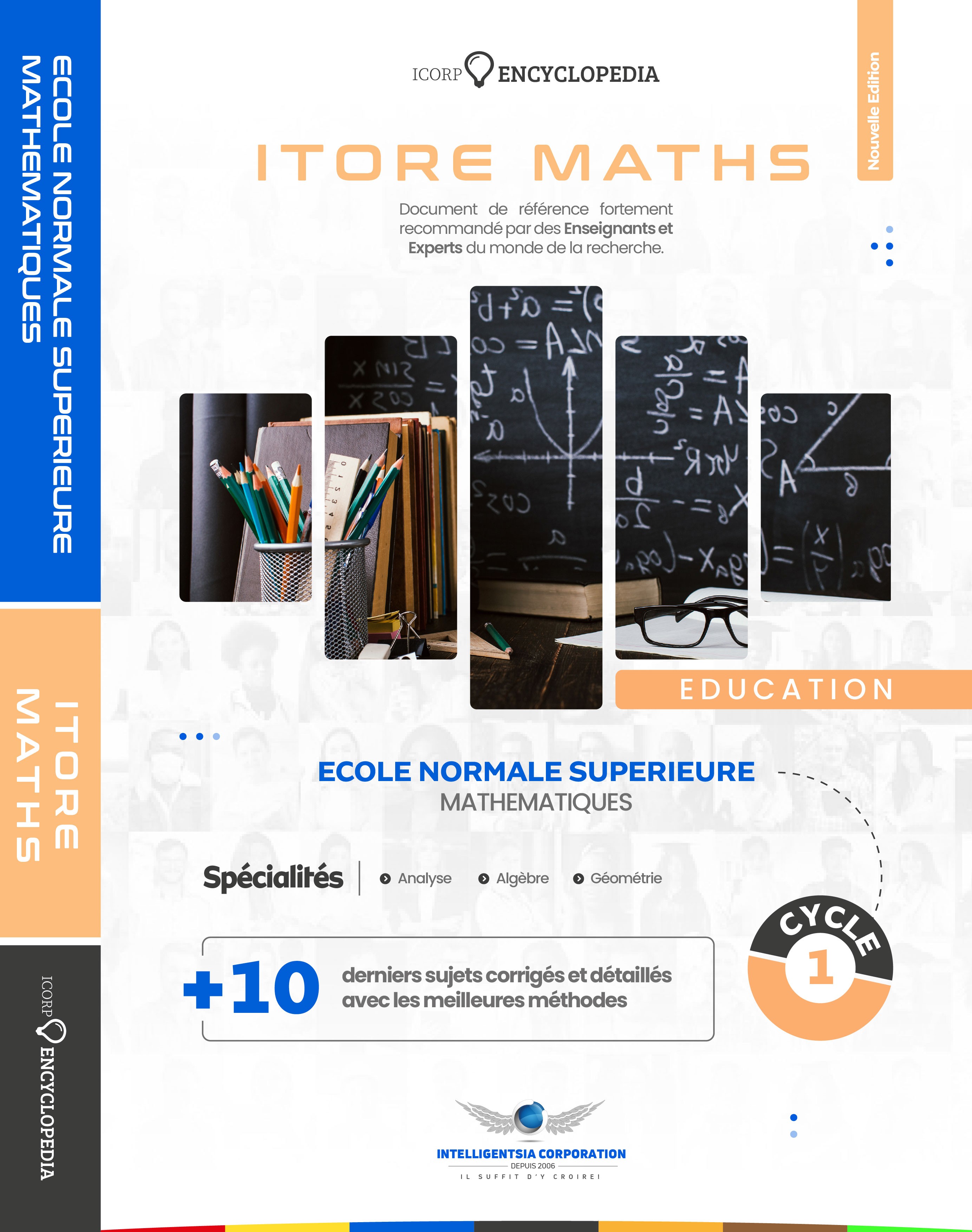 Couverture de École normale supérieure mathématiques 